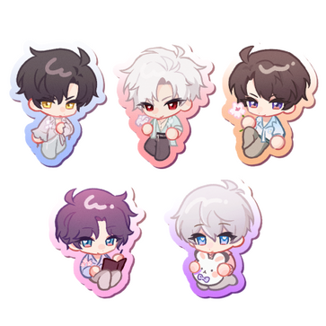 acrylic charms & stickers || love and deepspace