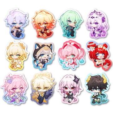 acrylic charms &amp; stickers || honkai star rail